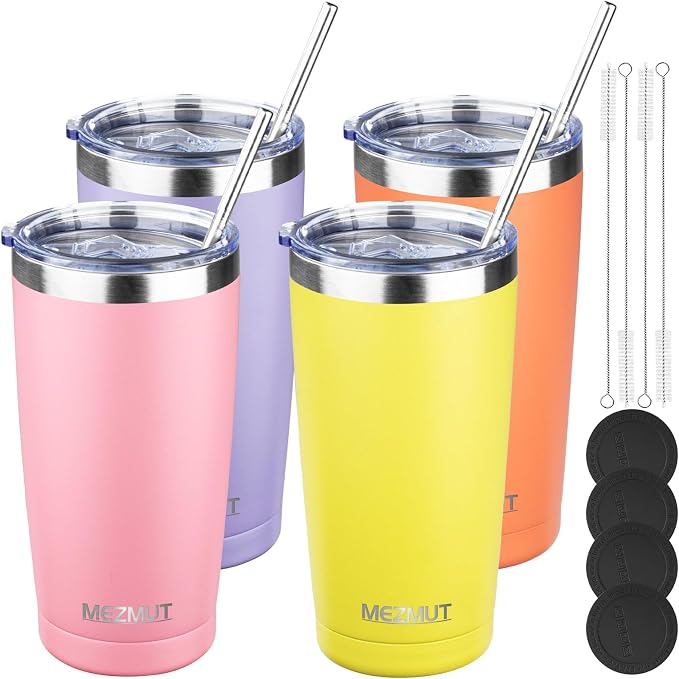 MEZMUT 20oz Insulated Tumbler Cup Travel Coffee Mug by MEZMUT