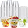 BYSNOW 100 Pack 9 oz Clear Plastic Dessert Cups by BYSNOW