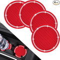 Car Coasters, 4 Pack Vehicle Bling Car Coaster, Universal Rhinestone Coaster by COCASES