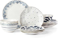 Lenox Blue Bay 12-Piece Dinnerware Set | ceramic, dishwasher safe, microwave by Lenox