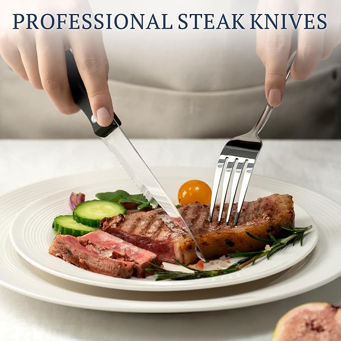 Astercook Silverware Set 48-Piece Flatware - Image 4