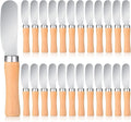 Patelai 25 Pieces Mini Butter Spreader Knife Bulk 4. 5 Inch Wide Blade by Patelai