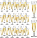 SUREHOME Plastic Champagne Flutes 40 Pack Disposable Champagne Glasses 5oz by SUREHOME