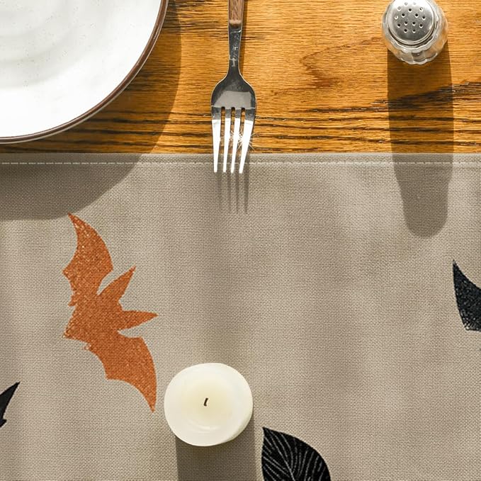 Artoid Mode 210 GSM Halloween Table Runner 13x120 Inch Home Party Decor | - Image 7