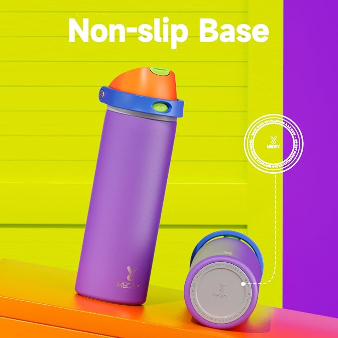 24 oz Insulated Water Bottle for Women: Meoky Stainless Steel Metal Water Bottle - Image 8