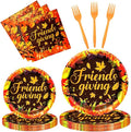 96 Pieces Friendsgiving Tableware Set Party Supplies by GistomeHome