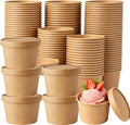 75 Pack 8oz Paper Soup Containers by Unknown