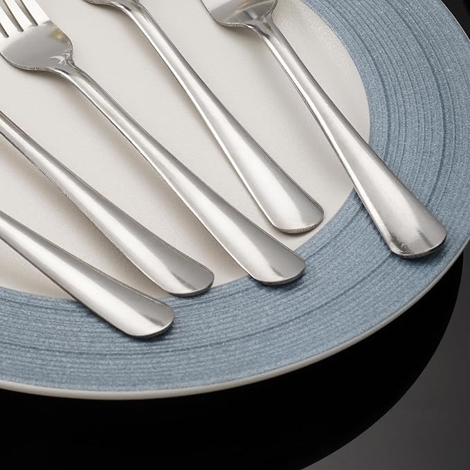 Windsor 60-Piece Set Stainless Steel Dinner Forks, Metal Forks, Food Grade & - Image 9