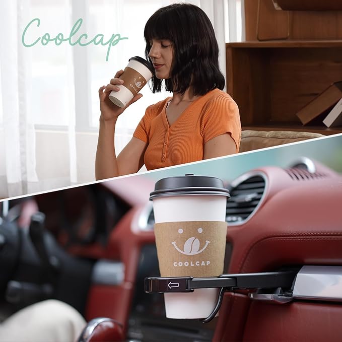 Coffee Cups with Lids and Sleeves, 12 Ounce 50 pack To Go Coffee Cups with Lids, Disposable Hot Coffee Paper Cups Bulk for Hot Beverage (12 Ounce, White)