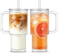 INSETLAN 24 oz Ribbed Glass Tumbler by INSETLAN