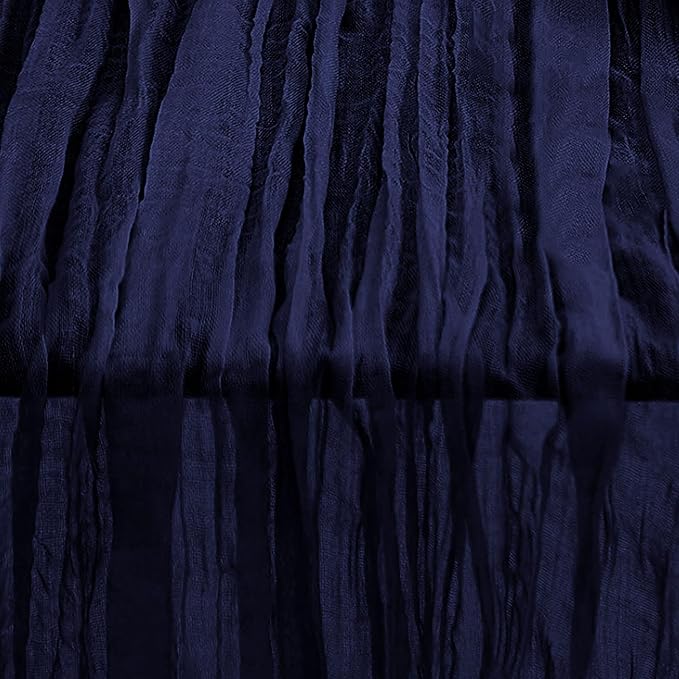 6 Pack Navy Blue Cheesecloth Table Runner 35x120 Inch 10Ft Rustic Gauze Cheese - Image 5