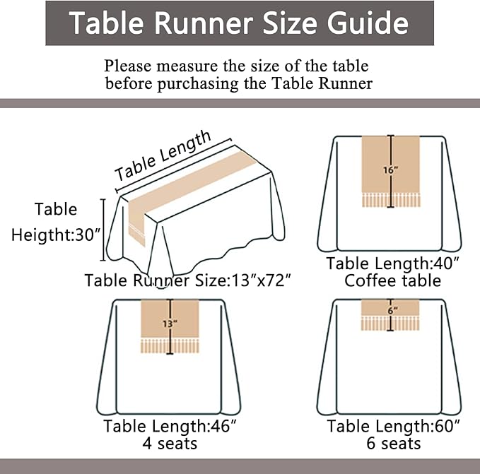 Sage Green Boho Table Runner for Home Decor 72 Inches Long - Image 5