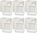 Remerry 1000 Pcs Small 4 Inch Paper Plates Bulk Disposable Plates Paper White Square Dessert Cake Party Snack Sugarcane Bagasse Fiber Wedding Birthday Dinner Graduation Pet Feeding (4.45 x 5.24 Inch)