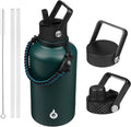 BJPKPK 64oz Insulated Water Bottle, Half Gallon Water Jug by BJPKPK