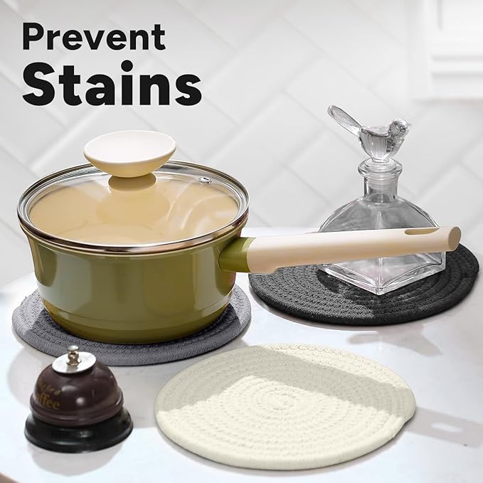 Trivets for Hot Dishes Set of 3, Trivets for Hot Pots and Pans, Heat-Resistant Pot Holders, Stylish Coasters, Perfect for Your Kitchen