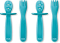 NUK Pretensil Dipper Spoon & Fork Set, Baby & Toddler Self-Feeding Utensils by Unknown