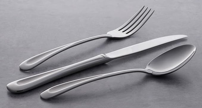 Oneida Silverware Set, Satin Sand Dune Everyday Dinner Forks Flatware Set - Image 5