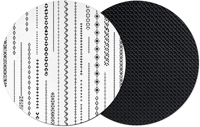 Modern Abstract Coasters Set of 2, Absorbent Coasters by Unknown