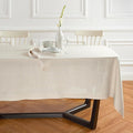 Solino Home Linen Flax Tablecloth 70 x 70 Inch - 100% Pure Linen Square Tablecloth - Machine Washable Table Cloth for Spring, Easter - Sonoma