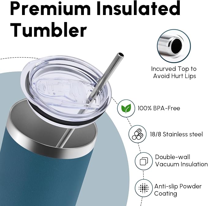Volhoply 20 oz Skinny Tumbler - Image 3