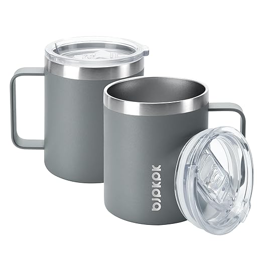 BJPKPK 2PCS Insulated Coffee Mug by BJPKPK