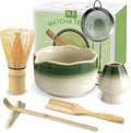 JBER Matcha Set, Bamboo Whisk, Powder Sifter by JBER