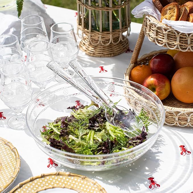 Juliska Isabella Acrylic Salad Server Set/2pc - Image 3