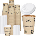 12 OZ 25 Pack Disposable Cups Paper Coffee Cups by Unknown
