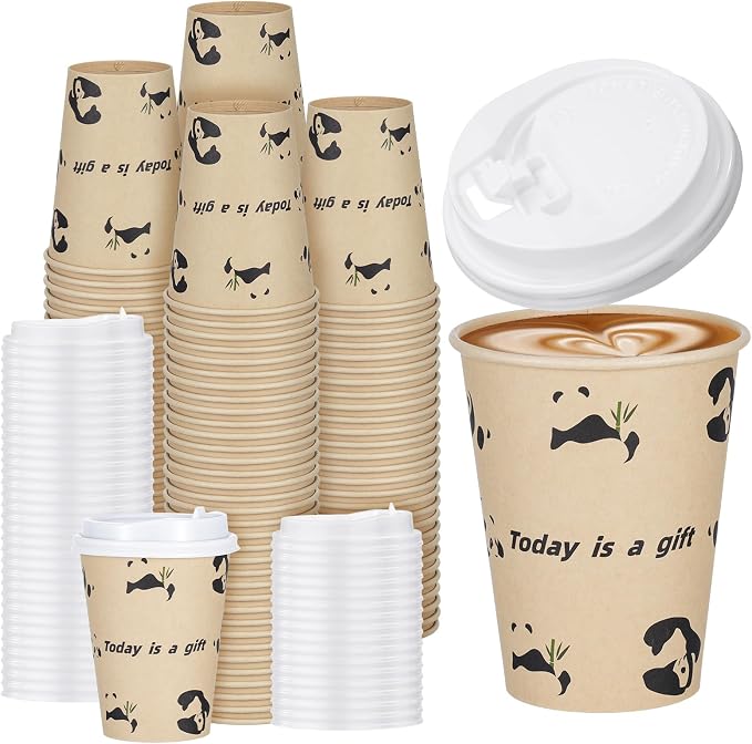 12 OZ 25 Pack Disposable Cups Paper Coffee Cups by Unknown