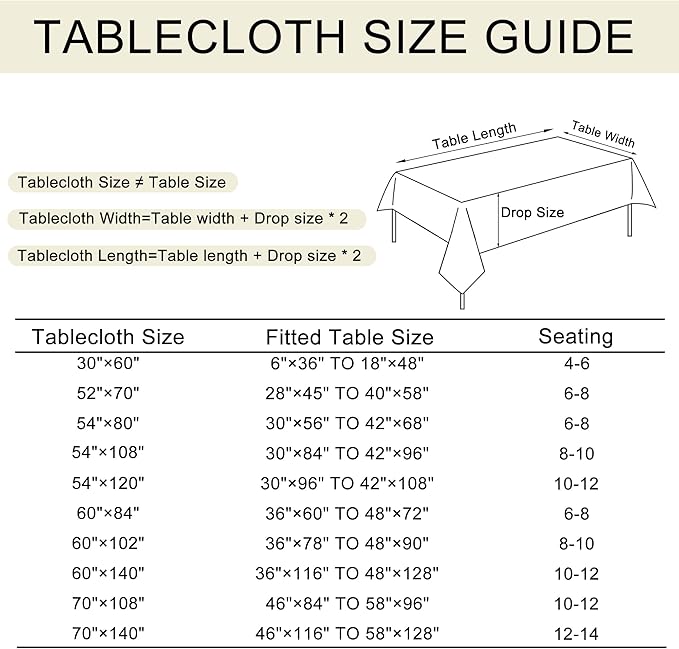 JIUZHEN Red Faux Linen Farmhouse Tablecloth Rectangular, Wrinkle Stain Resistant Table Cloth Rectangle Tablecloth Table Cover for Kitchen Dining, 54 x 108 Inch