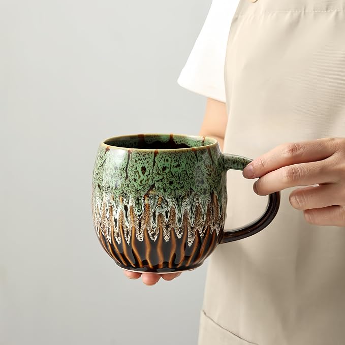 Large Ceramic Coffee Mug - 20oz Big Tea Cup by LPYLXINGYAN