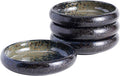 Uaral Japanese Salad Plate, Stoneware Plate Set, Appetizer Plates Set of 4 by Uaral