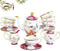 ACMLIFE Bone China Tea Set for Adults by ACMLIFE