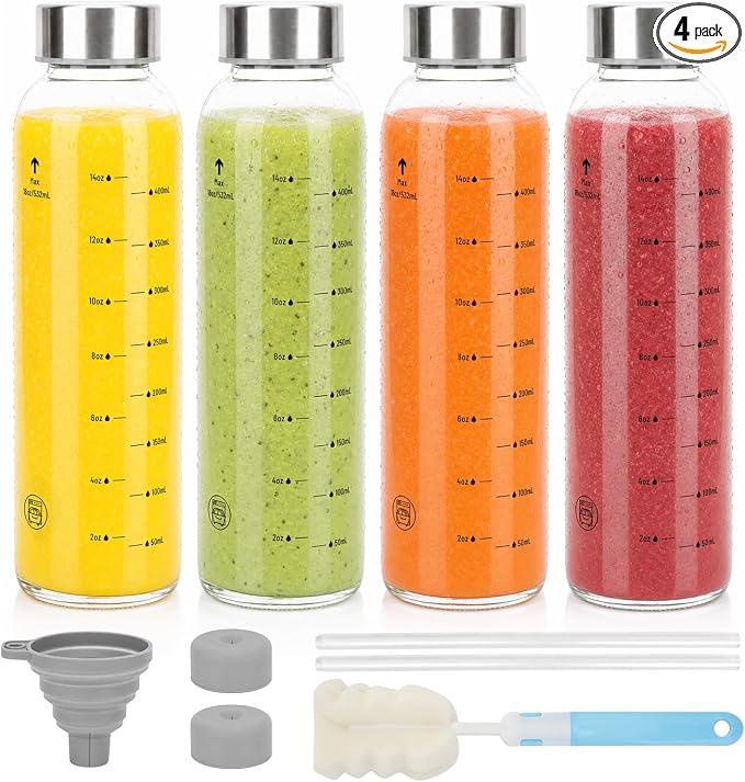 Luxfuel Clear Glass Bottles by Luxfuel