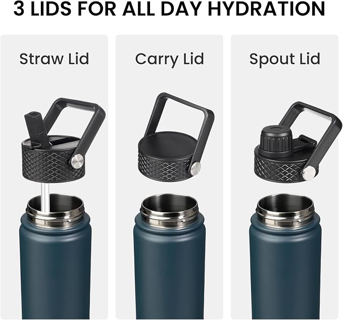 Konokyo 22 oz Insulated Stainless Steel Water Bottle - Image 4