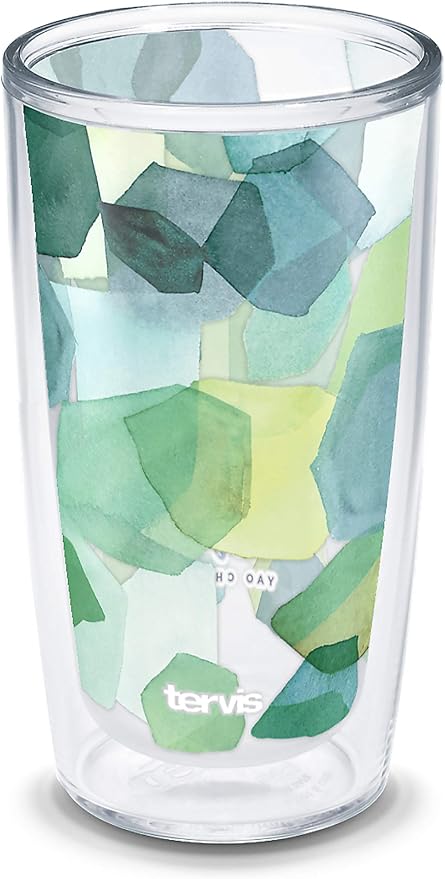 Tervis Yao Cheng Green Crystal Made in USA Double Walled Insulated Tumbler by TervisTumblerCompany