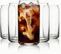 Korser Drinking Glasses Set of 6, 17oz Highball Glass Cups by KORSER