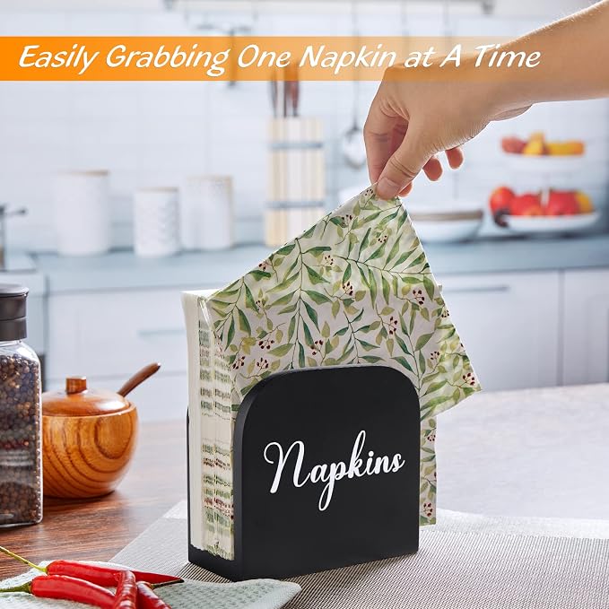 Black Napkin Holder for Table - Image 3