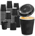 BYSNOW 100 Pack 10 oz Coffee Cups by BYSNOW