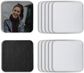 10 Pcs Leather Sublimation Coasters Blanks Bulk by JOIIT