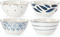 Lenox Blue Bay 4-Piece Dessert Bowl Set, 2.00 LB by Lenox