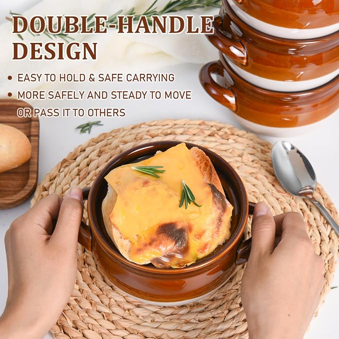Vumdua French Onion Soup Bowls - Image 2