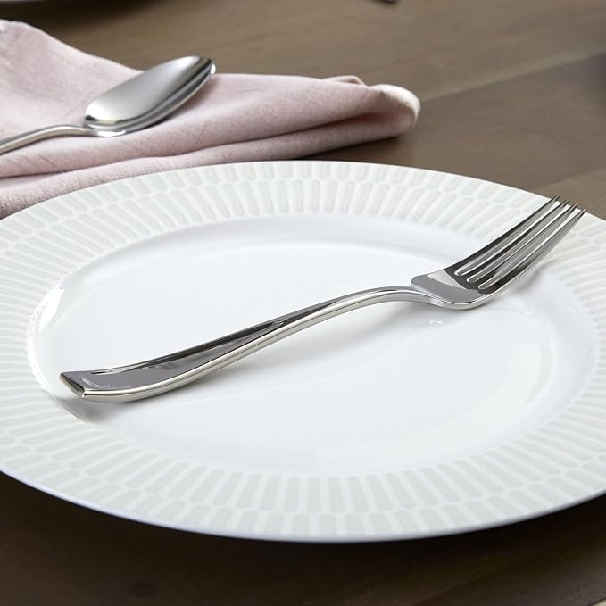 Oneida Moda 65-Piece 18/10 Stainless Steel Silverware Set - Image 16