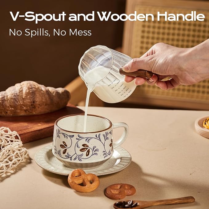 YARRAMATE 6oz Glass Espresso Measuring Cup - Image 5