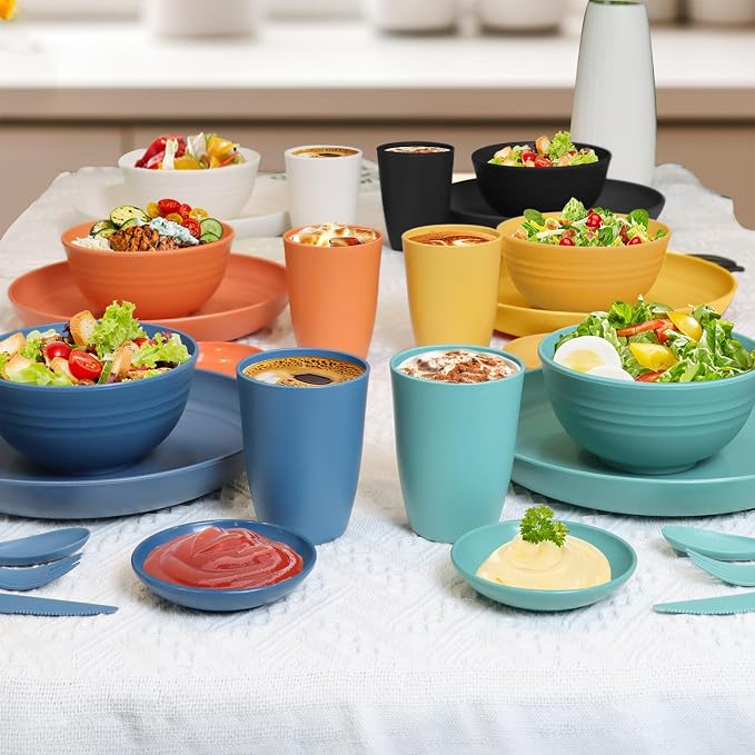 Wheat straw dinnerware sets - Image 6