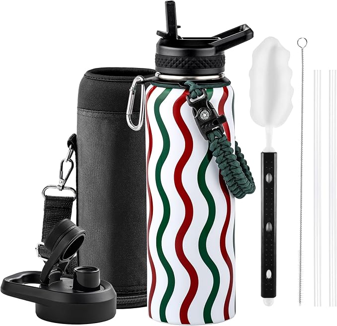 RAYMYLO Insulated Water Bottle 40 oz, Triple Wall Vacuum Stainless Steel | by RAYMYLO