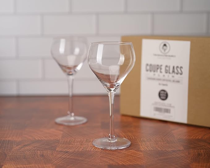 Amehla x The Educated Barfly Collection Coupe Glass Handblown Teardrop Nick and - Image 3