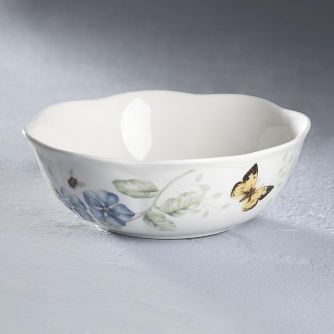 Lenox Butterfly Meadow All-Purpose Bowl, Salad Bowl | Dishwasher safe | - Image 7