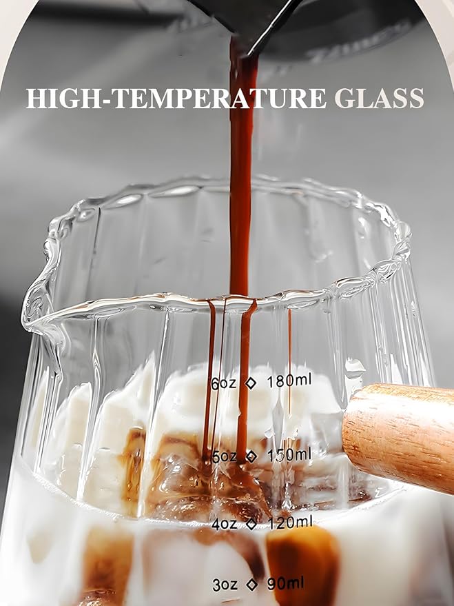 TIWPAJS Espresso Cups 6OZ, Espresso Accessories, Expresso Shots Cup, Espresso - Image 3