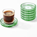 Coasters Set of 6 for Drinks, 3.8 Inch Large Coasters for Coffee Table by Unknown